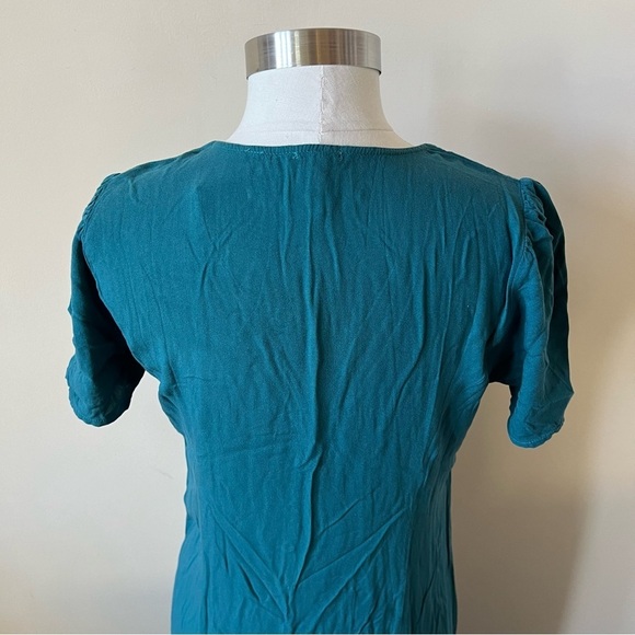 New! Monrow button down short sleeve maxi dress 17839 - Picture 5 of 8